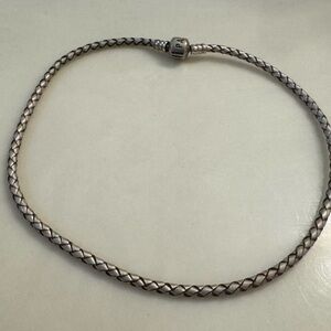 Pandora Silver Braided Bracelet